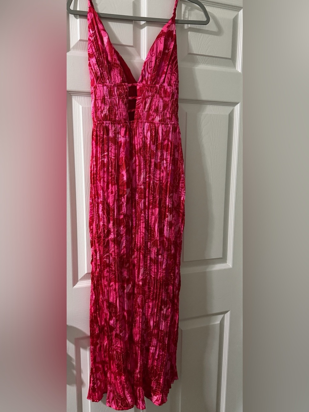 Express Pink and Fuchsia Maxi Dress